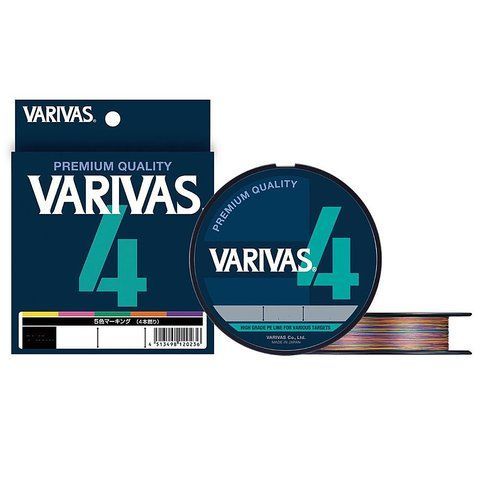 Шнур Varivas PE Line X4 Multicolor 300m 19.47kg 0.285mm #3.0 (VA 13557) 2275384 фото