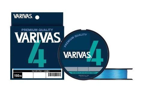 Шнур Varivas PE Line X4 Water Blue 150m 4.53kg 0.128mm #0.6 (VA 13601) 2228210 фото