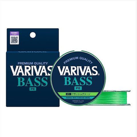 Шнур Varivas Bass PE X4 Flash Green 150m 4.5kg 0.128mm #0.6 (VA 19501) 2275408 фото